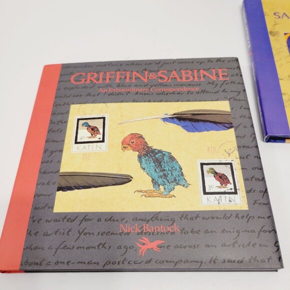 Griffin & Sabine, Sabine's Notebook, The Golden Mean by Nick Bantock Book Lot - Picture 2 of 11